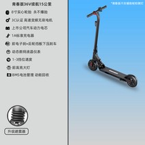 전동 성인용 킥보드 배터리 접이식 앉아서타는 퀵보드 듀얼 전기 대리기사, 36V, 주니어 전동킥보드15km