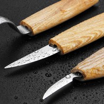 피케이몰 목공용 우드카빙 키트 공예 조각 나이프 3종세트, 1세트, 3종