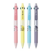 [문구조아] 라인플러스 MLINE M라인4 4색 볼펜 0.5mm 색상랜덤, 2개