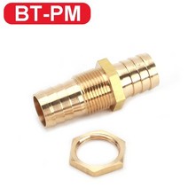에어 호스 어댑터 피팅 커넥터 구리 파고다 공기 연료 물 튜브 황동 미늘 파이프 피팅 가시 조인트 커플러, bt-pm, 10mm에서