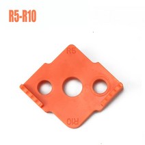목공 라우터 테이블4개/대 목공 라우터 코너 반경 템플릿 지그 R5-R40 트리밍 기계 나무 테이블 리뷰, 01 Orange R5R10