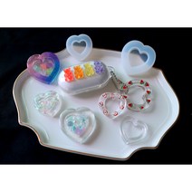 하트쉐이커 실리콘 몰드 레진하트몰드, 큰사이즈