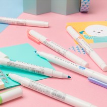 제브라 마일드라이너 형광펜 new 10컬러, 더스티핑크