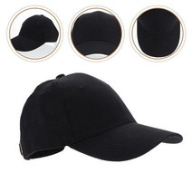 경량안전모 고급 모자 셰이퍼 삽입 실용 범프 캡 삽입 모자 셰이퍼 모자 삽입 머리 모자, 검은색