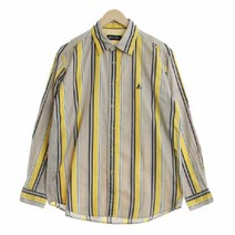 빈폴 베이지옐로우 스트라이프 면 셔츠 남자 6180