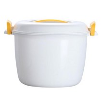 캠핑용샌드위치쿠커 전자 레인지 밥솥 식품 용기 오븐 주방용 가정용 다기능, 02 Yellow 18X18X16.5CM