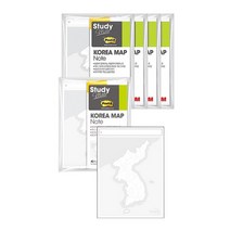 쓰리엠 포스트잇 스터디메이트 한국 지도102, 혼합 색상, 5개입