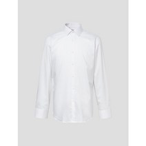 로가디스 로가디스 EASY CARE SLIM FIT 화이트 스트레치 솔리드 드레스 셔츠 (MA1764RS91)