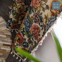 일상루틴 로렌 자카드 포인트 커튼 작은창 150x160cm