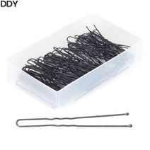 MD U자핀 U핀 유자핀 유핀 헤어핀 머리핀 오니핀 헤어집게 업스타일 클립 비녀 머리삔 올림머리 미용재료 미용실핀 헤어밴드 핀셋 머리핀셋, 소