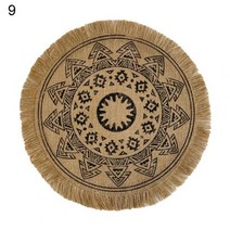 멍석 포인트 러그 침실 카페트매트