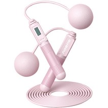 큐제이홈 스마트 유 무선 줄넘기 핑크