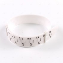 발목 손목 둘레 사이즈 측정 줄자 팔찌 치수 재기 자
