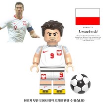 후니후니 월드컵 국가대표 축구선수 레고호환 시리즈, 10)레반도프스키(폴란드)당일발송