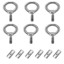 M4 리프팅 아이 너트 트랙 마운트 타이 다운 아일렛 레일 트랙 나사 304 스테인레스 스틸 보트 RV 캐러밴 캠핑카 용 6 개