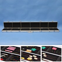 가방몰닷컴 낚시찌케이스 FDD003 특대형 알루미늄케이스 2종 (블랙 실버), 1Ea