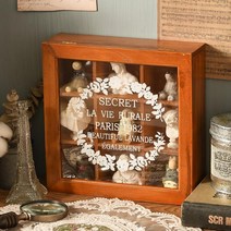 HND 앤티크 우드 티백 주얼리 보관함 보석함 보관함 빈티지보석함 주얼리보관함 소품보관함