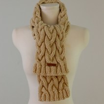 꽈배기목도리(핸드메이드)