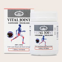 네이처스탑 바이탈조인트 글루코사민+초록입홍합+상어연골 복합제, 90정, 2개