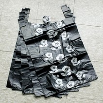 두꺼운 도매 시장 검정 이불 비닐 봉투 5호 쓰레기 배달봉지 봉다리 재활용 은행 공장 마트