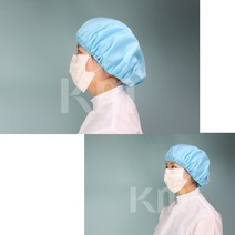 반도체 식품공장 크린룸 방진모 제전모자 전기전자 가성비 무진모 클린모자 LCD 청정, FREE, S/BLUE