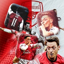 와우박스 주문제작 프리미어리그 아스날 메수트 외질(Mesut Ozil) 축구 선수 에어팟 버즈 무선 이어폰 케이스, 무광 하드케이스, 에어팟 프로