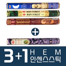 [hem인센스] Hem 인센스스틱 베스트셀러 7종 20개입 헥사, 더문