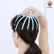 두피마사지기 두피관리기 브러쉬 두피각질제거 관리, 열여덟발톱