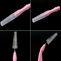 이물질 치간칫솔사이즈 손잡이치간칫솔 칫솔공장 일회용치실, 사이즈, SSS (0.7mm)