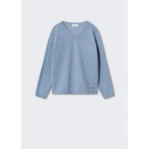 망고키즈 MANGO KIDS 브이넥 스웨터 Light/Pastel Blue 37052503