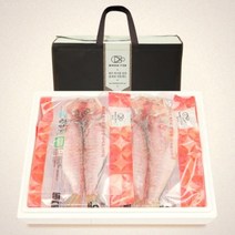 산지직송 제주도 옥돔 고급 명절 선물가방 포장, 고급 선물용 포장, 옥돔 특2호(350g x 4마리)