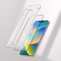 기타 바보사랑[주파집]주파집 아이폰13/아이폰13프로 원터치 풀커버 강화유리 액정보호필름, 아이폰13/13프로원터치필름풀세트