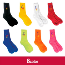 LOS패션양말(8color) 남녀양말 8컬러LOS양말 패션양말 네온양말 형광양말 학생양말 발목양말