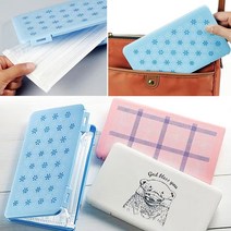 마스크케이스/깔끔한 디자인 안전한 보관파우치kf94/kf80/일회용/필터/일반/면마스크 휴대용 다용도케이스, mc035핑크