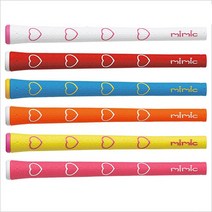 이오믹 미믹 MIMIC 2021 여성용 컬러 하트 골프그립, 블루