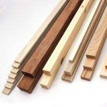 아이베란다 나무쫄대 묶음 목재 원목 합판 얇은 비닐 쫄대 각재 각목, 소나무15x15x800mm(10개), 1개