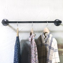 투버스 파이프행거 배관파이프DIY 인테리어옷걸이부착행거 4종 벽부착행거 15A 20 A, hh00134(중) 엔틱실버