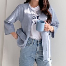노카라 데일리 린넨7부자켓