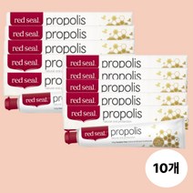 레드씰 뉴질랜드 프로폴리스 치약 코스트코 구취 입냄새제거 치약 충치예방 불소없는 상쾌한 아침입냄새 치약 성인 무불소 무파라벤 허브향 10개