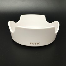 2PCS EW63C 렌즈 후드 그늘 58mm 필터 화이트 캐논 EFS 1855mm f3.55.6 IS STM 100D 카메라 추적 번호, 한개옵션0