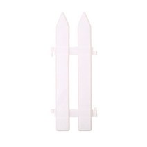 베란다꾸미기 나무울타리 소품 정원울타리 Mini Xmas Decoration Plastic Home Garden Guardrail White PVC, 01 WHITE