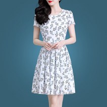 수 놓은 드레스 여름 2022 새로운 여름 드레스 슬리밍 꽃 스커트 여성 여름 쉬폰 스커트