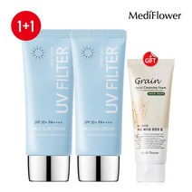 [메디플라워]유브이 필터 마일드 선크림 50mlx2, 단품