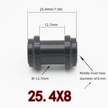 리어샥 자전거리어샥 크랭크암 mtb 후면 충격 부싱 부시 하드웨어 키트 폭스 rockhox 알루미늄 합금 22.2-41.1mm 부품, 8mm 25 4mm, 협력사, 1개