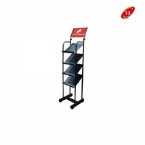 기타 카다로그 스탠드 CDS-404 A4 4단, 색상, 실버