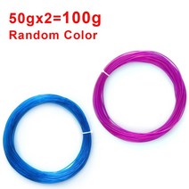 3D 필라멘트 재료 탄성 유연한 TPU 3D 프린터 필라멘트 1.75mm 95A 고무, 50g 랜덤 컬러 x 2, 협동사