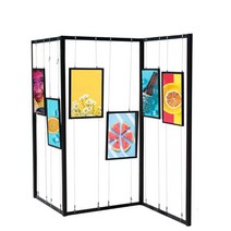 수아네 전시회부스 족자봉 행사용품렌탈 전시업체 부스 판넬, 접이식1x2M(그림 걸이용 로프와 함께 제공)