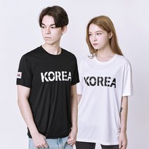 이그잼플 남녀공용 코리아 쿨론티셔츠