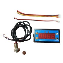 타코메타 Q6PE LCD 디스플레이 엔진 타코미터 게이지, 1개
