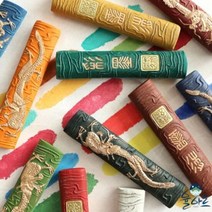 율아트 보급형채먹 12색 민화물감 석채 봉채, 단품